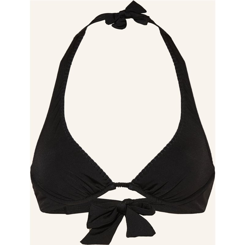 Watercult Bügel-Bikini-Top Crafted Essentials schwarz