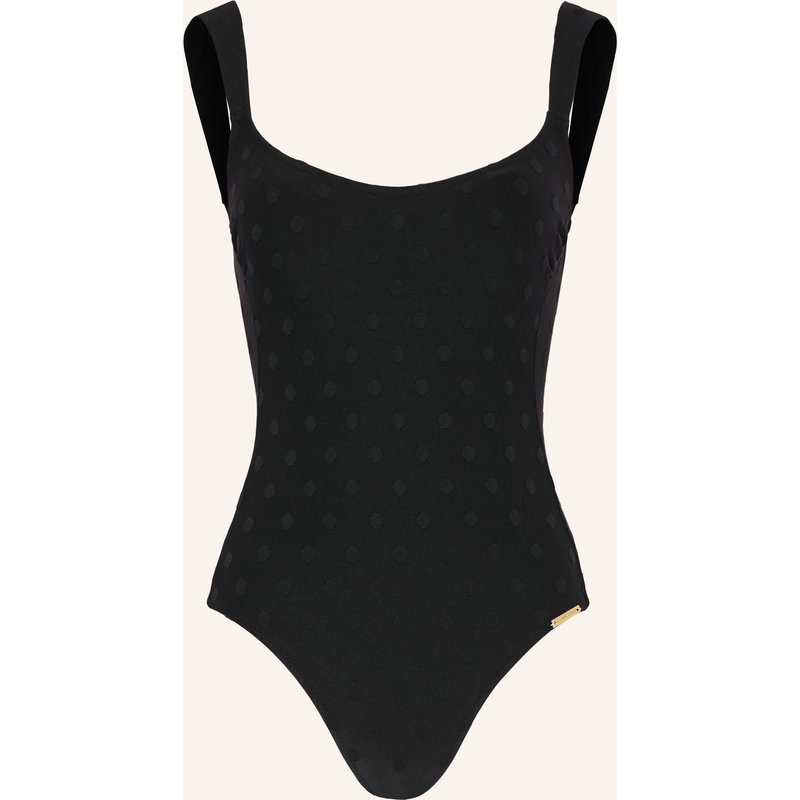 Watercult Badeanzug Modern Dots schwarz