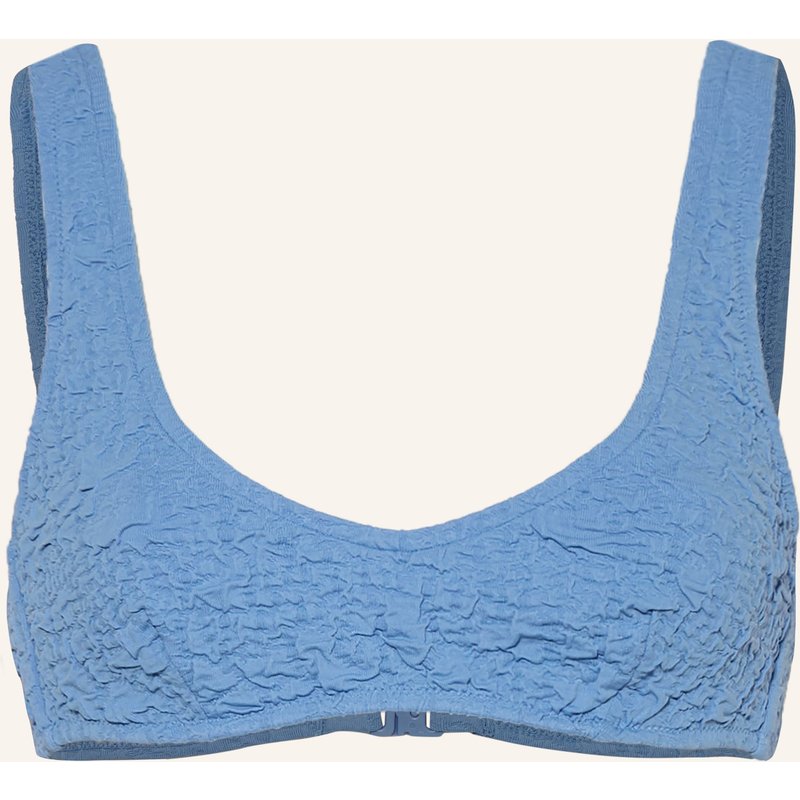 Watercult Bügel-Bikini-Top Tidal Texture blau