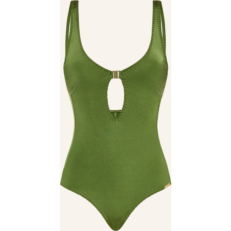 Watercult Badeanzug Crafted Essentials gruen