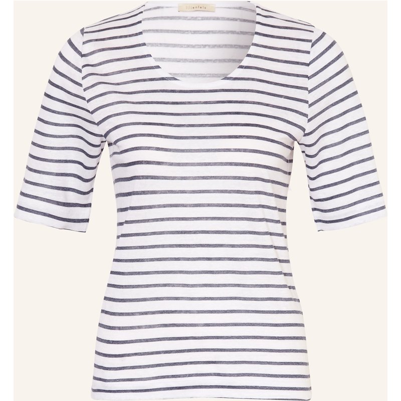 Lilienfels T-Shirt Aus Leinen weiss