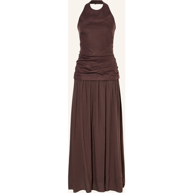 Faithfull The Brand Leinenkleid Tali braun