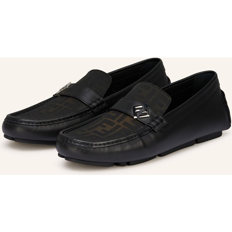 Fendi Mokassins Driver schwarz