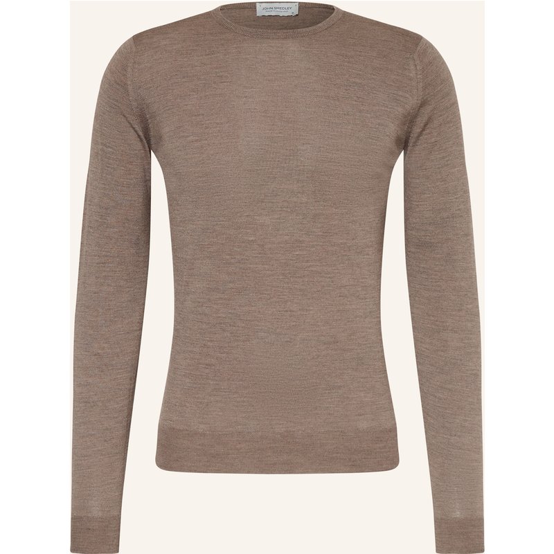 John Smedley Pullover Aus Merinowolle beige