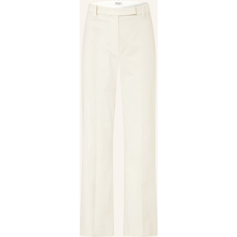 Brunello Cucinelli Hose Mit Schmuckperlen blau