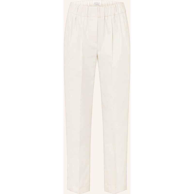 Brunello Cucinelli 7/8-Hose weiss