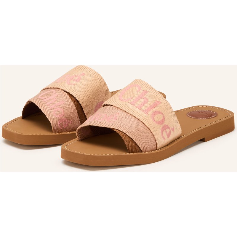 Chloé Pantoletten Woody rosa