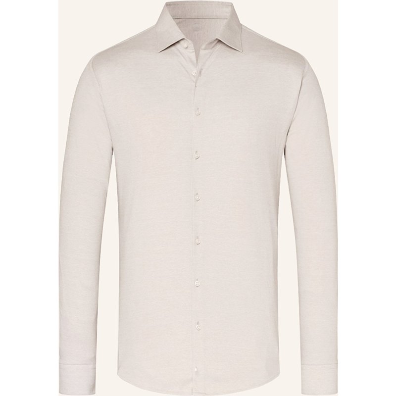 Desoto Jerseyhemd Slim Fit beige