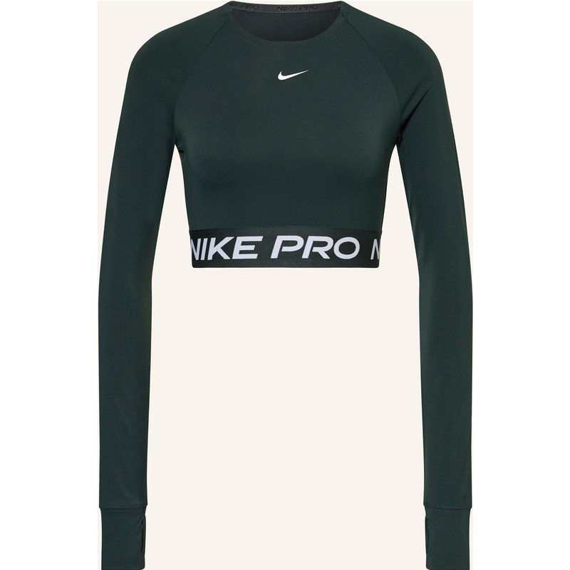 Nike Cropped-Longsleeve Pro 365 Dri-Fit gruen