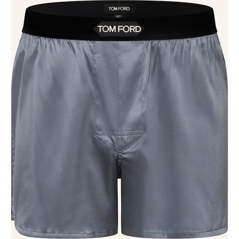 Tom Ford Boxershorts Aus Seide grau