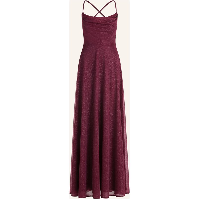 Suddenly Princess Abendkleid Mit Glitzergarn Und Cut-Out rot