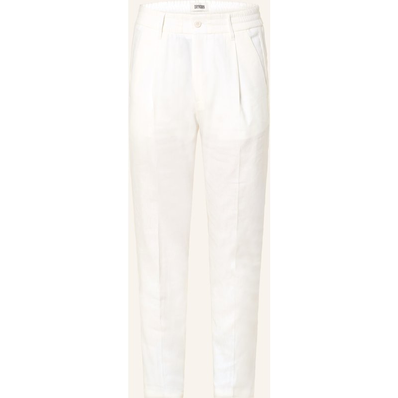 Drykorn Anzughose Chasy Extra Slim Fit Mit Leinen beige