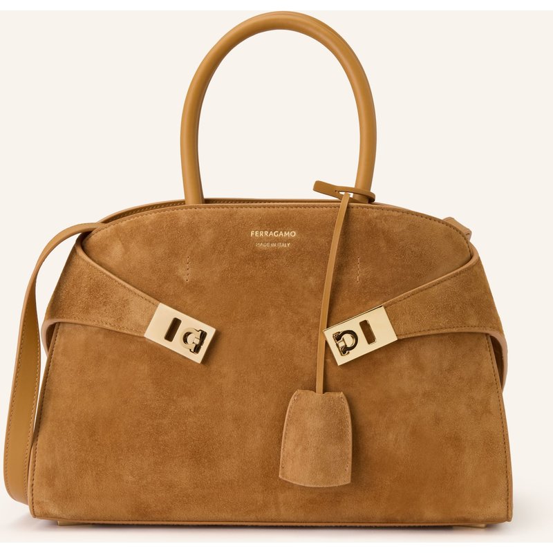 Ferragamo Handtasche Hug beige