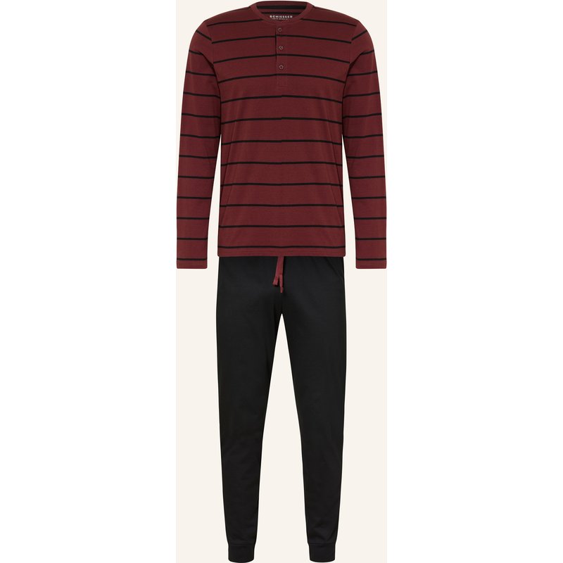 Schiesser Schlafanzug Casual Nightwear rot