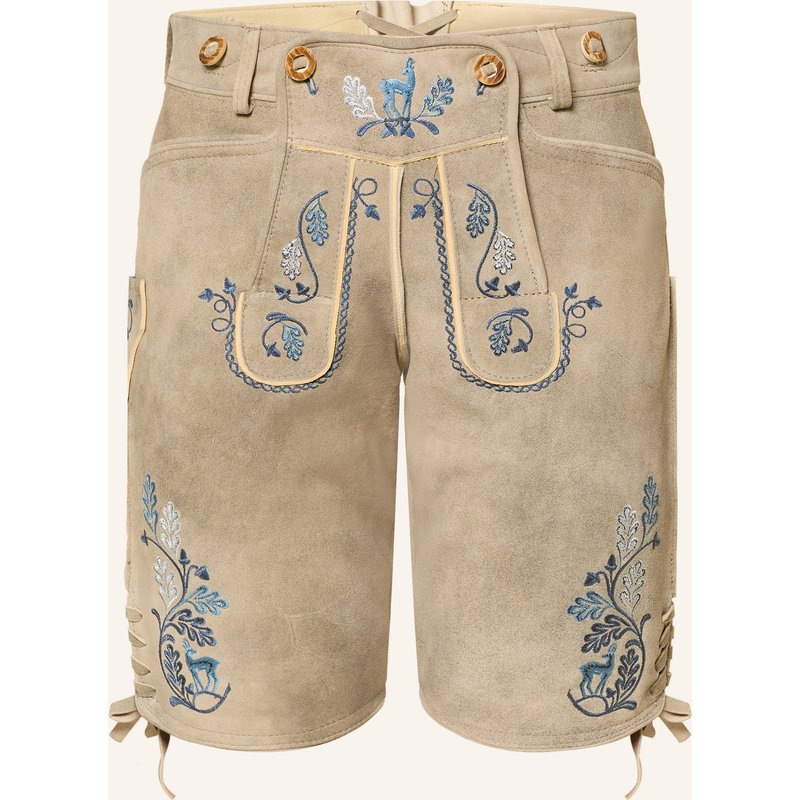 Ostarrichi Trachten-Lederhose Franz beige