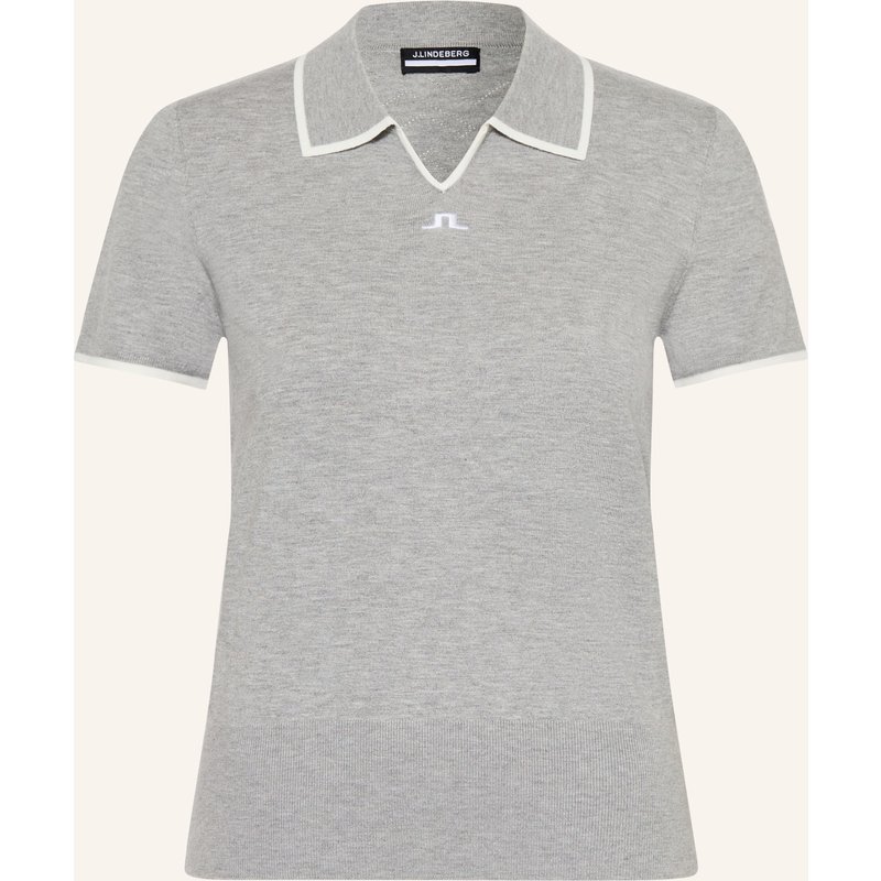 J.Lindeberg Funktions-Poloshirt grau