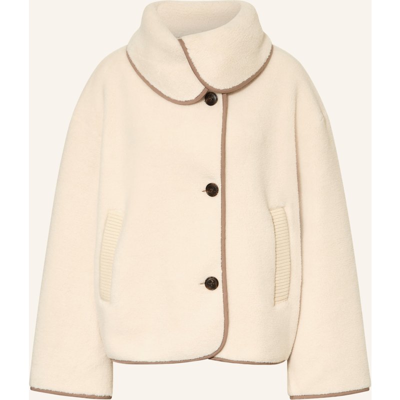Varley Teddyfell-Jacke weiss