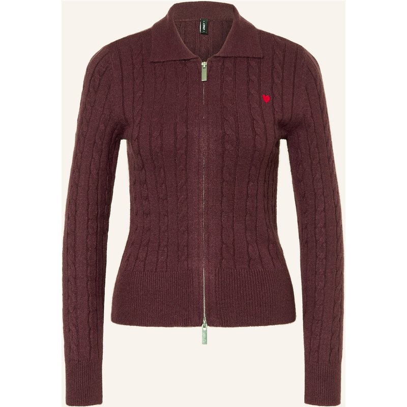 Only Strickjacke rot