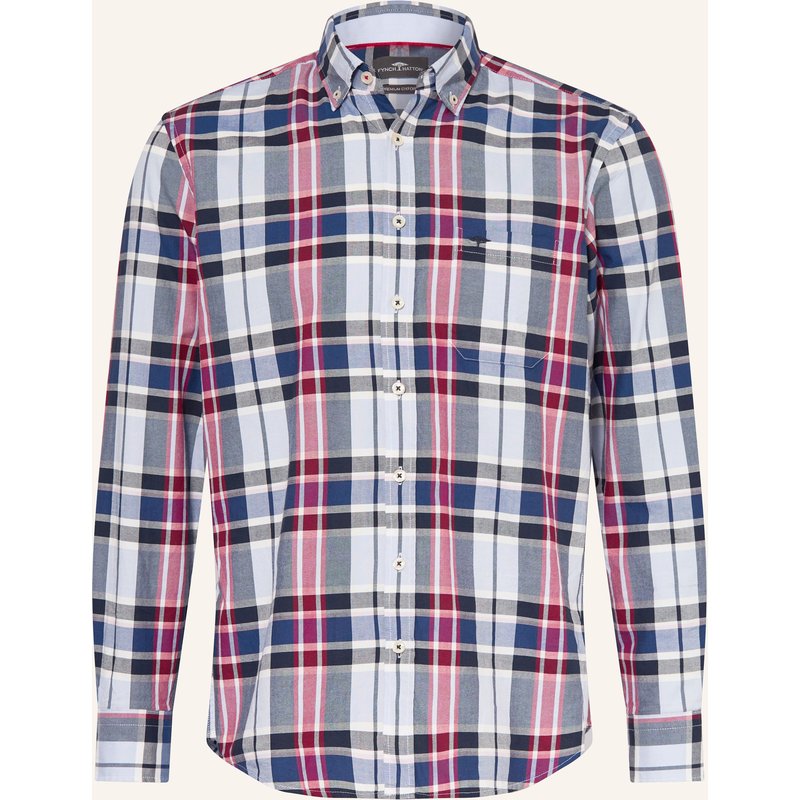 Fynch-Hatton Hemd Regular Fit blau