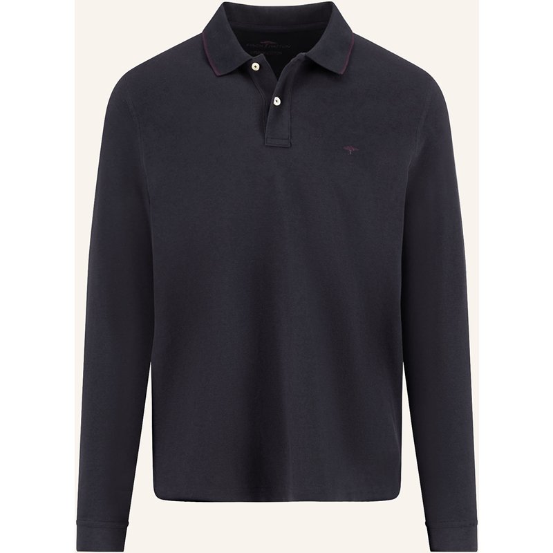 Fynch-Hatton Pique-Poloshirt blau