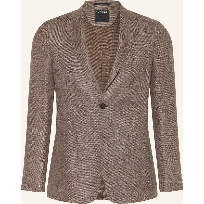 Zegna Sakko Drop 7 Extra Slim Fit braun