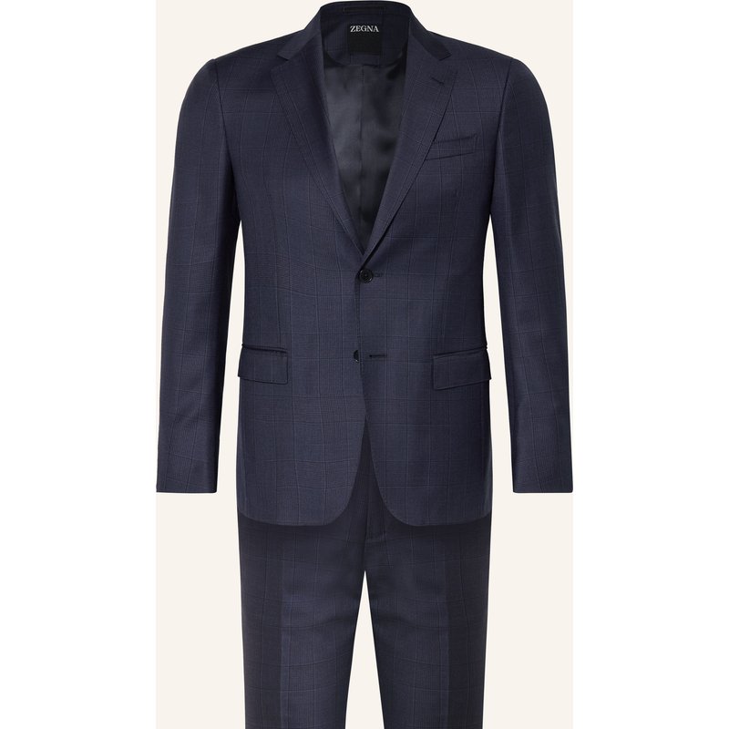 Zegna Anzug Tailored Fit blau