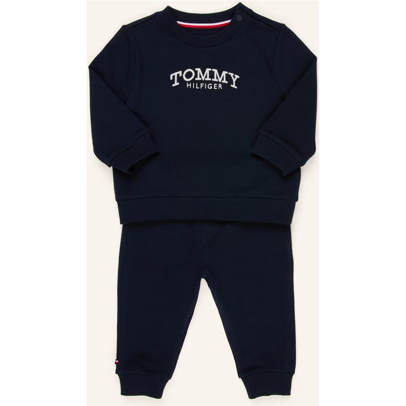 Tommy Hilfiger Set: Sweatshirt Und Sweatpants blau