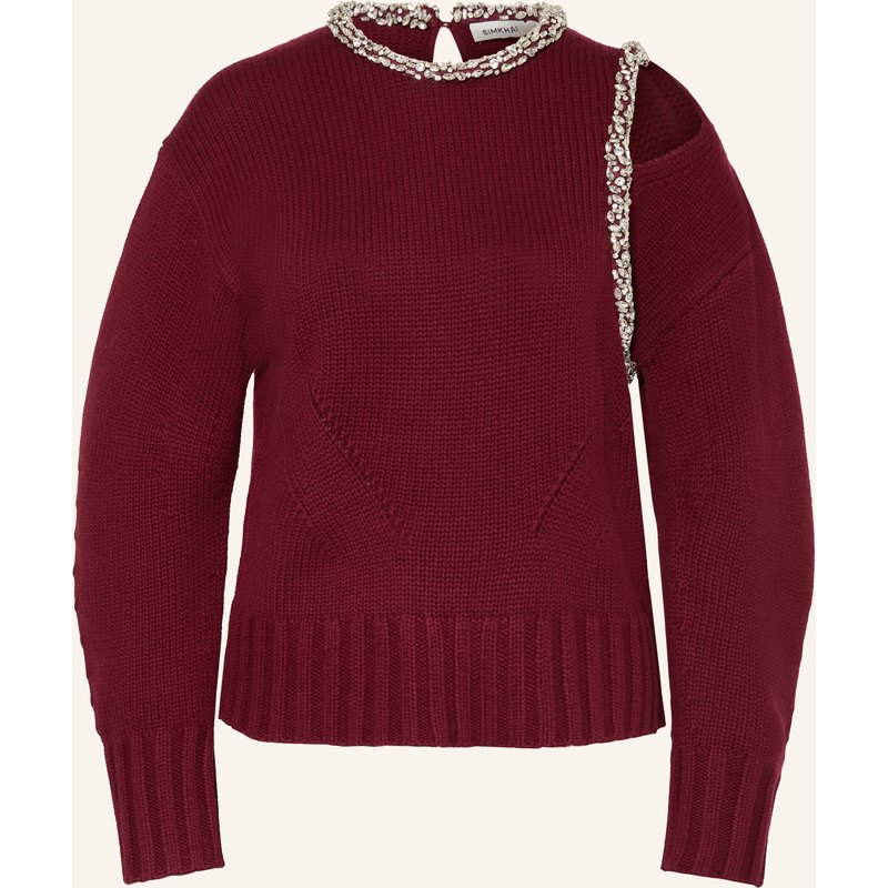 Simkhai Pullover Monroe Mit Schmucksteinen rot