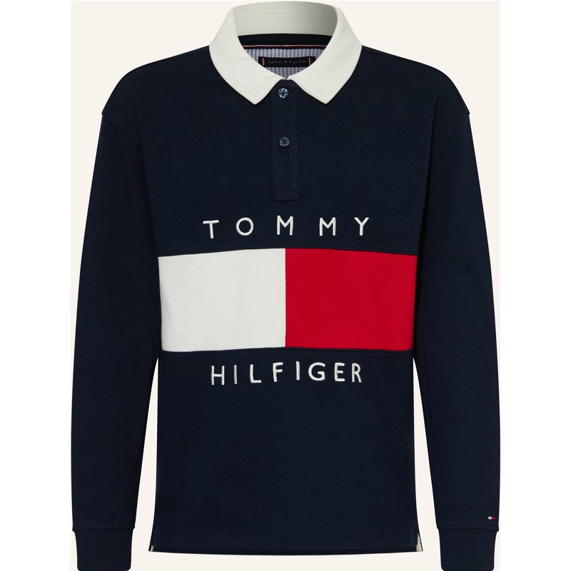 Tommy Hilfiger Jersey-Poloshirt blau