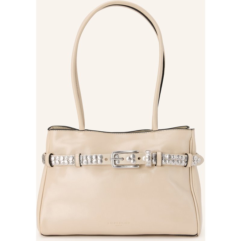 Liebeskind Schultertasche Nori Mit Nieten weiss