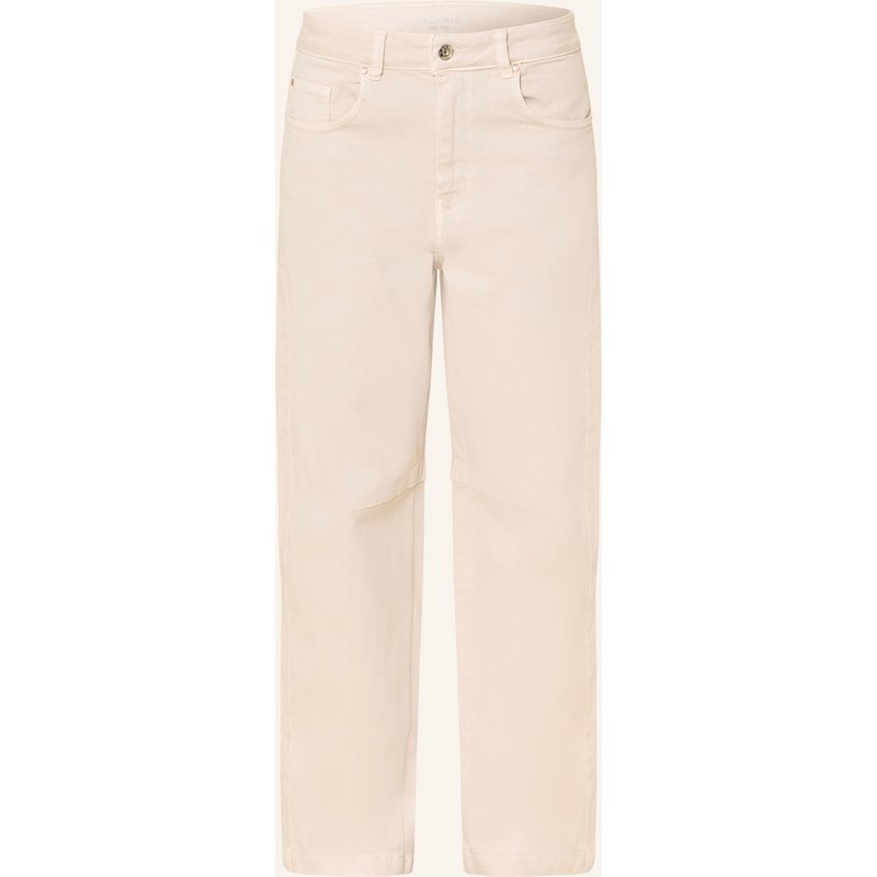 Oui Barrel Jeans weiss