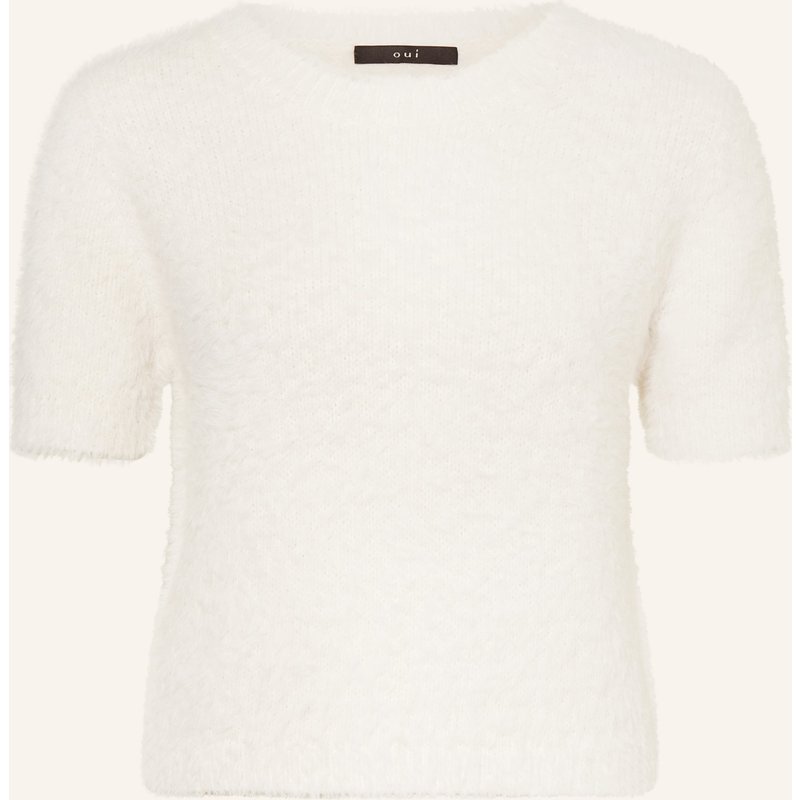 Oui Strickshirt weiss
