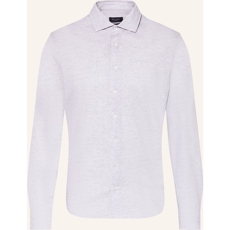 Maerz Muenchen Hemd Slim Fit grau