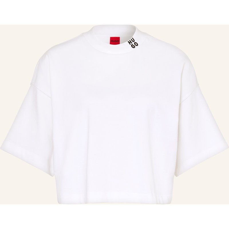 Hugo Cropped-Shirt Damelody weiss