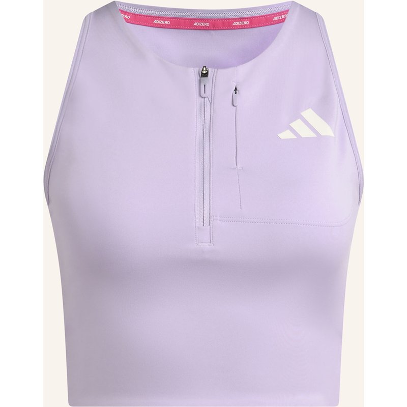 Adidas Lauftop Adizero Crop lila