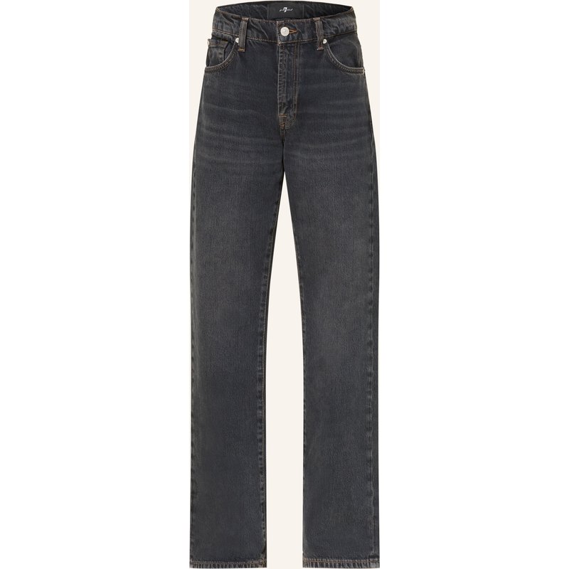 7 For All Mankind Straight Jeans Tess Trouser schwarz