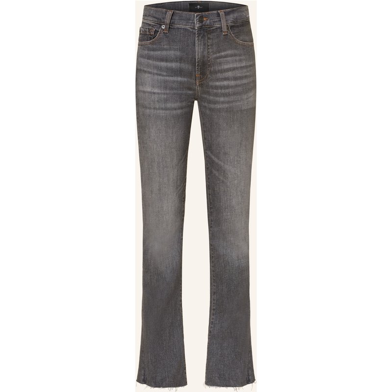 7 For All Mankind Bootcut Jeans Rocker grau