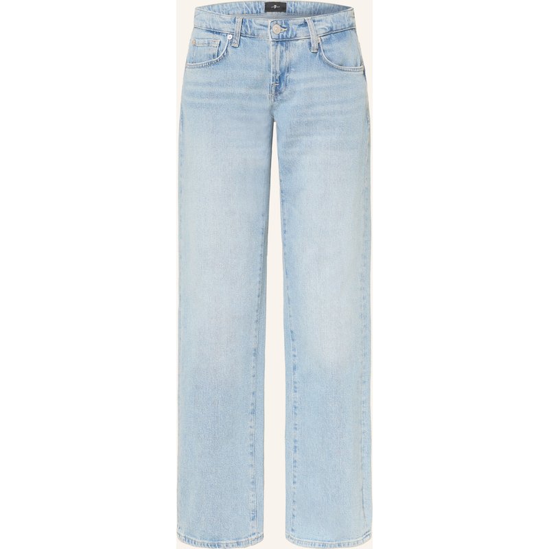 7 For All Mankind Straight Jeans Low Straight blau