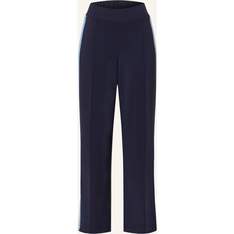 Cartoon Jerseyhose Mit Galonstreifen blau