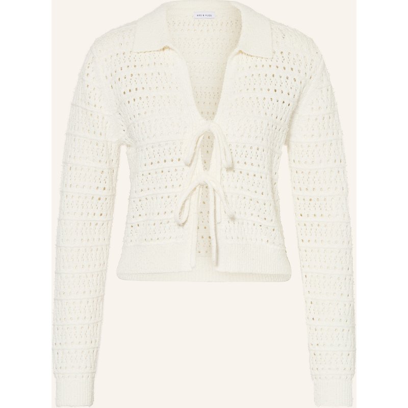 Mrs & Hugs Strickjacke weiss