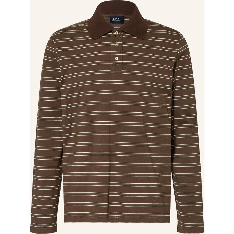 A.P.C. Rugbyshirt braun