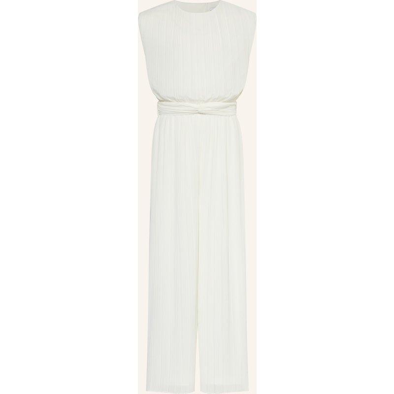 Danamade Jumpsuit Mit Plissees weiss