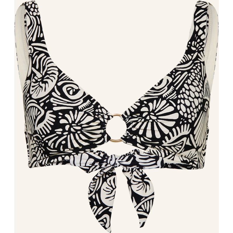 Seafolly Bralette-Bikini-Top Shells schwarz