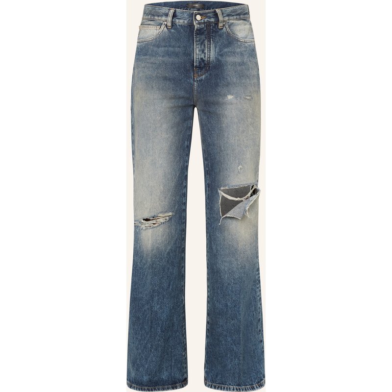 Amiri Destroyed Jeans Slashed Regular Fit blau
