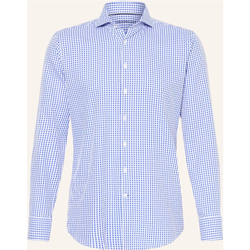 Strokesman's Hemd Comfort Fit blau