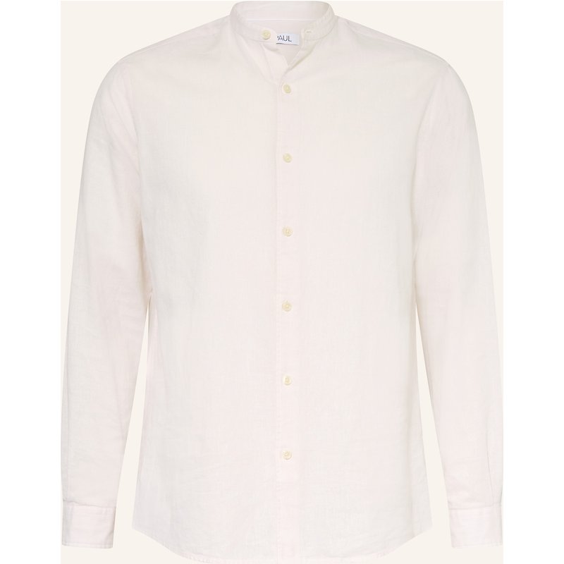 Paul Hemd Comfort Fit Mit Stehkragen weiss