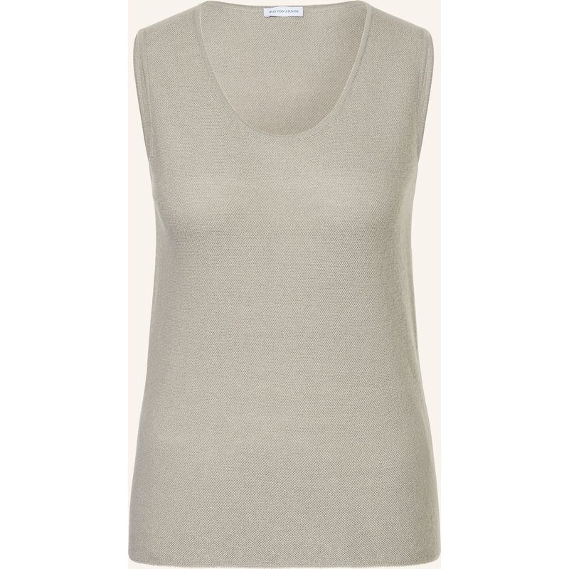 Iris Von Arnim Stricktop Thyra Aus Cashmere Mit Seide beige