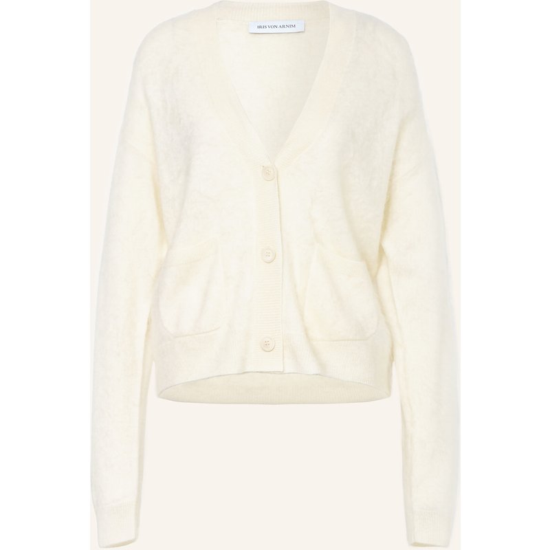 Iris Von Arnim Strickjacke Seraphina Aus Cashmere weiss