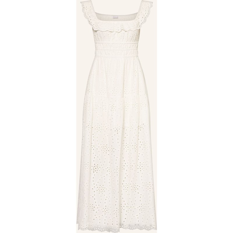 Mrs & Hugs Kleid Aus Lochspitze weiss