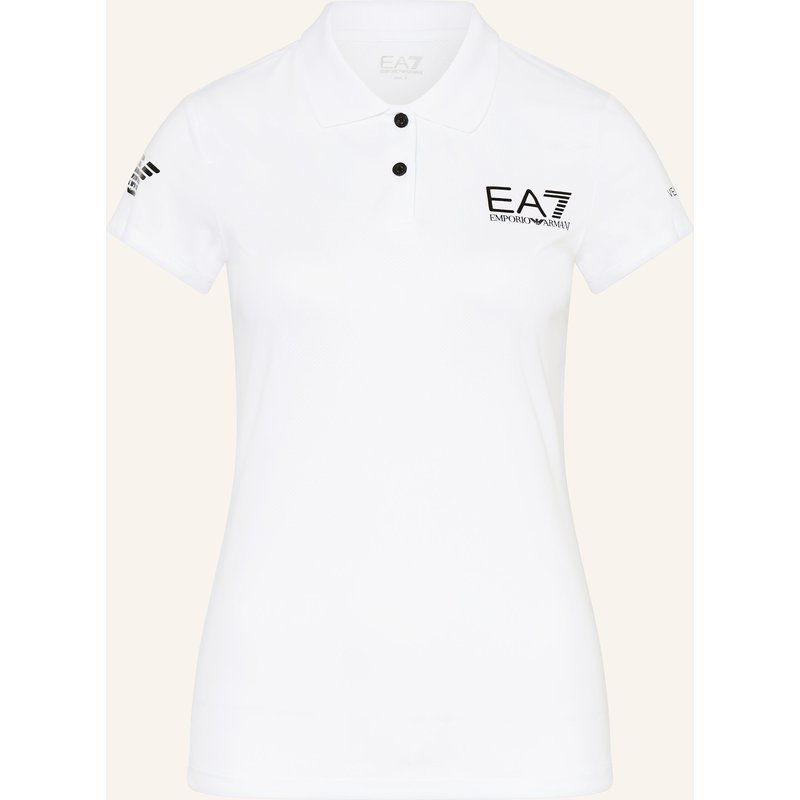 ea7 Emporio Armani Funktions-Poloshirt weiss